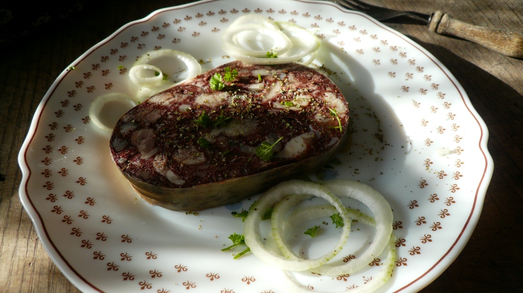 Brotzeit mit einem leckeren Presssack An Guadn, lass da´s schmegga!